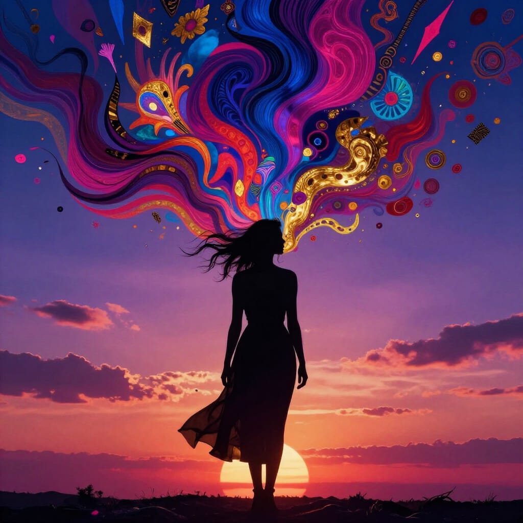 ANIMA Exhibition - Silhouette Woman