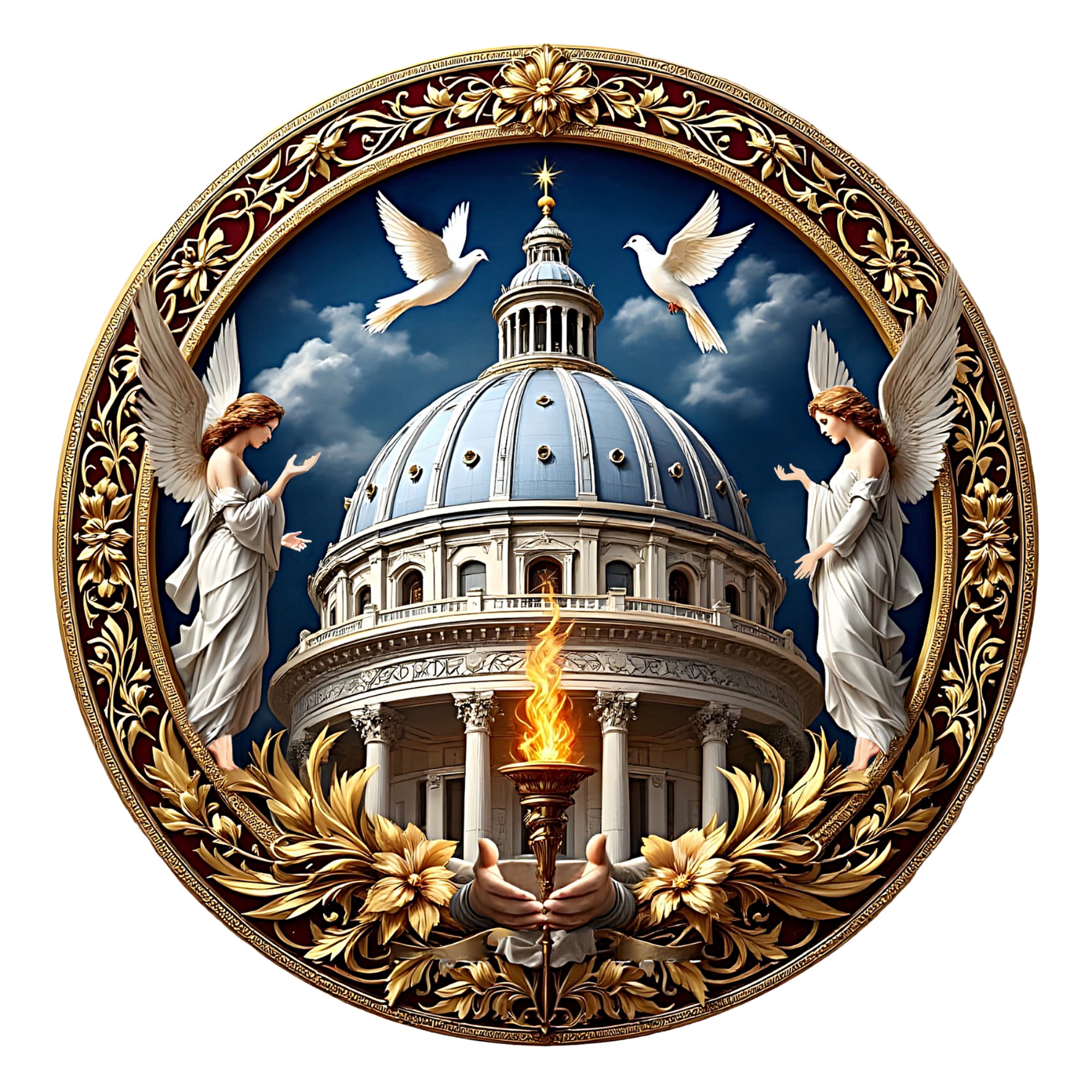Emblema oficială a Asociației Cupola ProArte, element grafic de patrimoniu